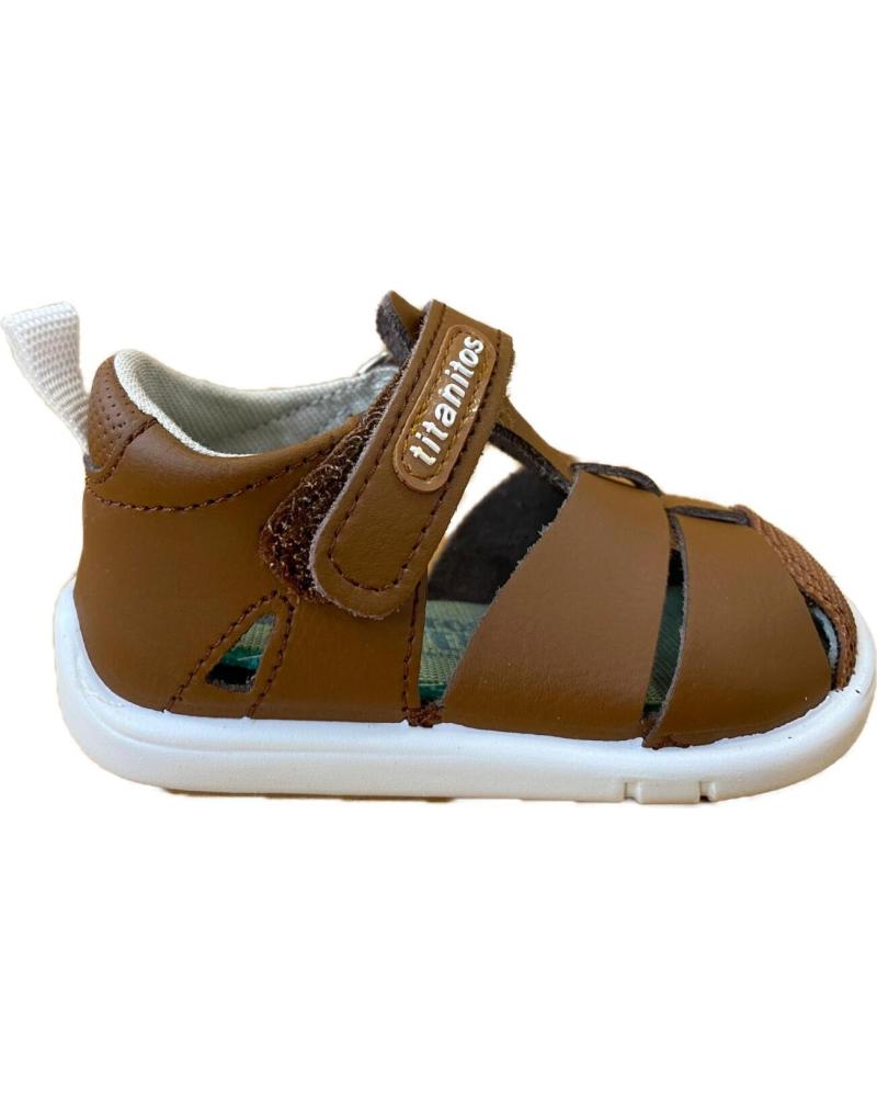 Sandalias de Niño TITANITOS B 500 ERIC SANDALIA RESPETUOSA MARRóN