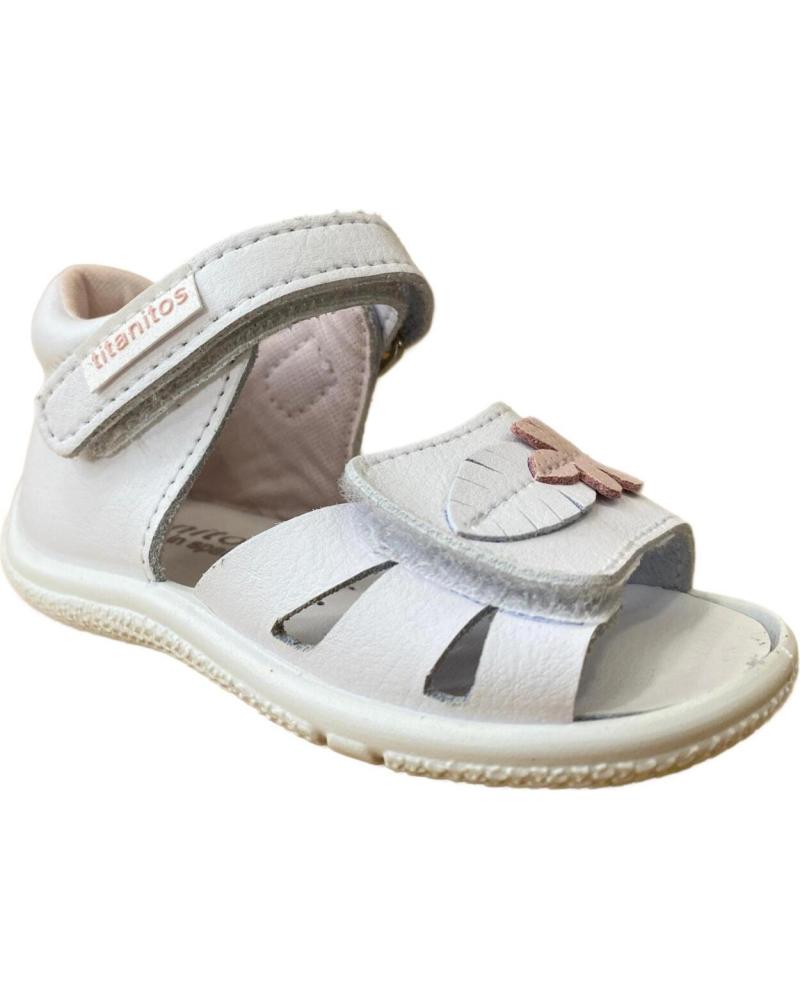 Sandalias de Niña TITANITOS L670IRINA190006 BLANCO