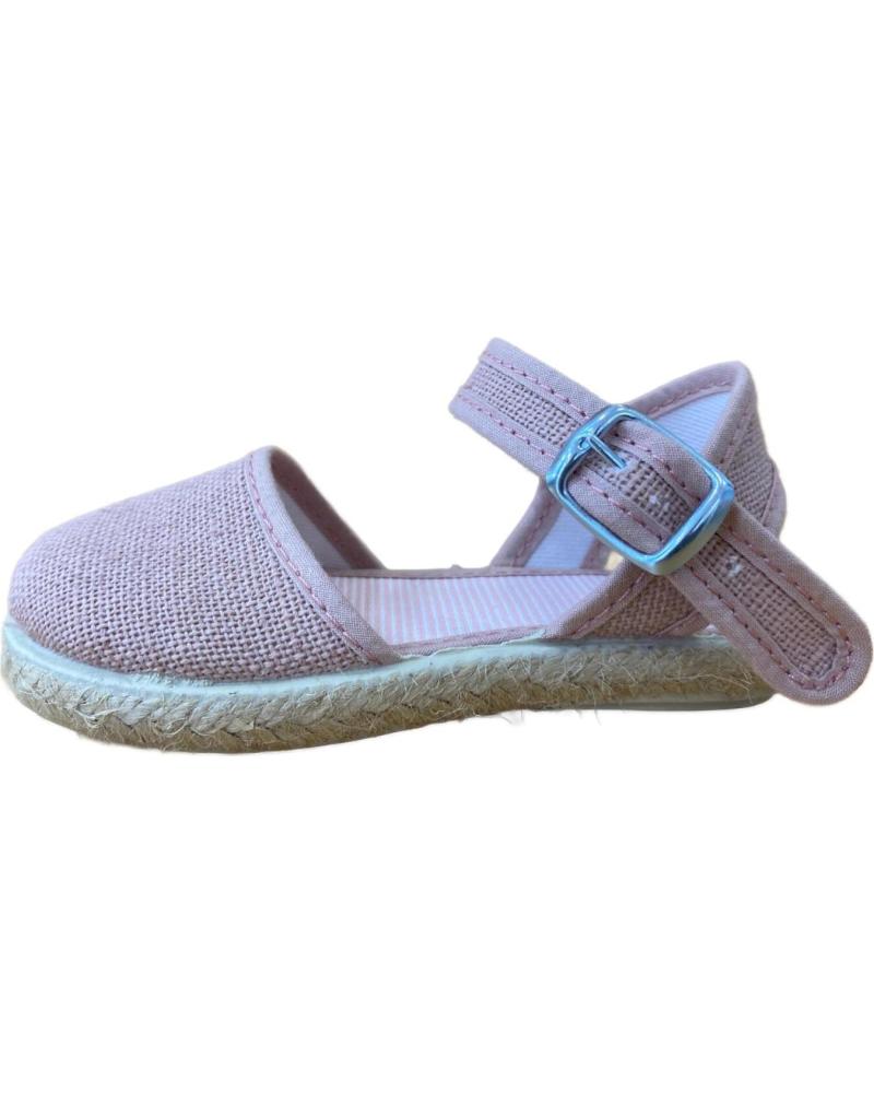 Sandalias de Niña JAVER ALPARGATA LINO 134 ROSA
