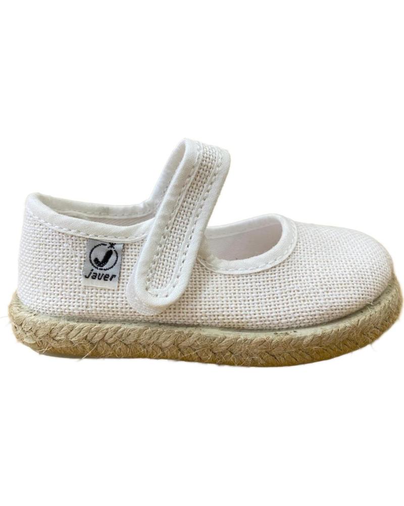 Deportivas de Niña JAVER MERCEDES LINO 133 BLANCO
