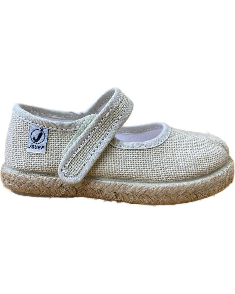 Deportivas de Niña JAVER MERCEDES LINO 133 BEIGE