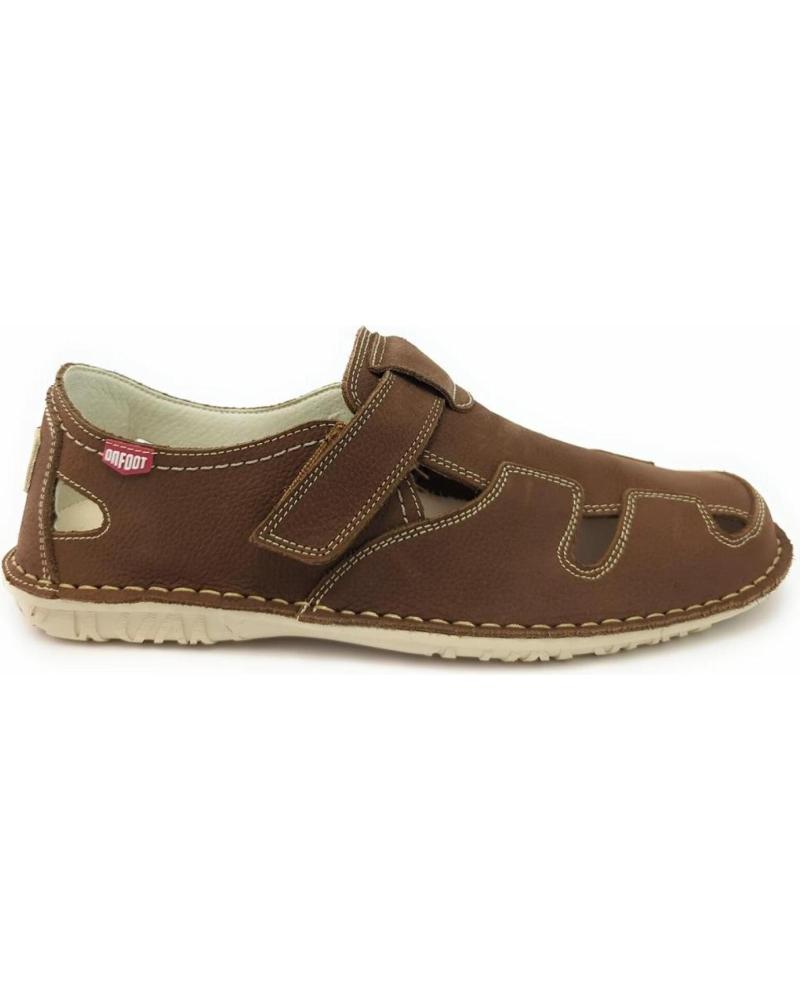 Sandalias de Hombre ON FOOT CORFU 6905 PIEL MARRON