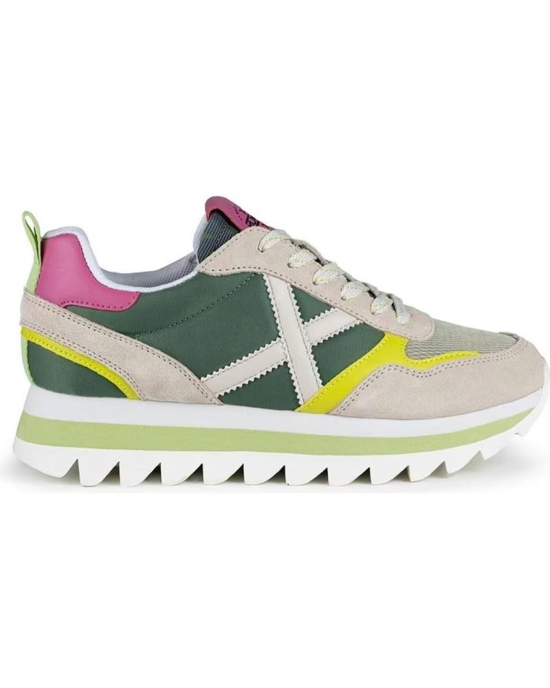 Munich Zapatilla Ripple 60 Mujer Verde