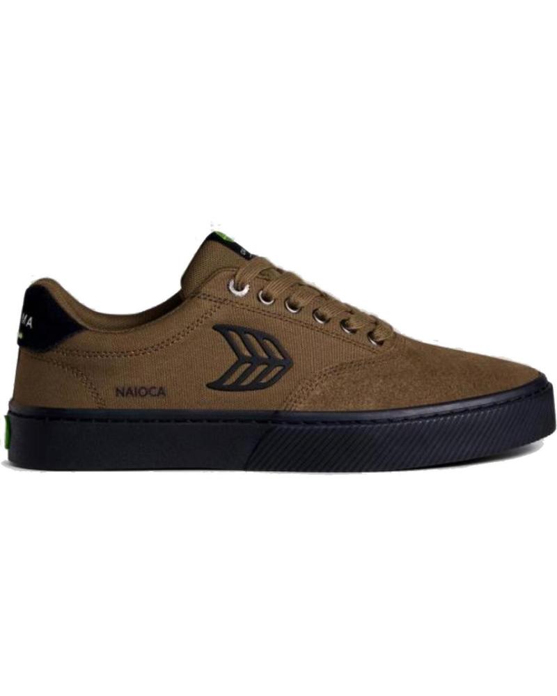 Sapatilhas de Homem CARIUMA ZAPATILLAS NAIOCA PRO KHAKI SUEDE AND MULTICOLOR