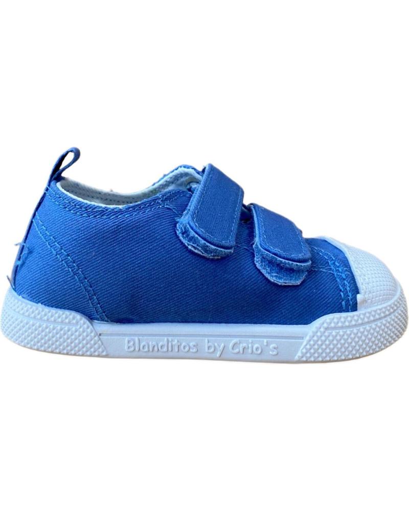 Deportivas de Niño CRIOS BLANDITOS DE ZAPATILLA LONA MELON AZUL