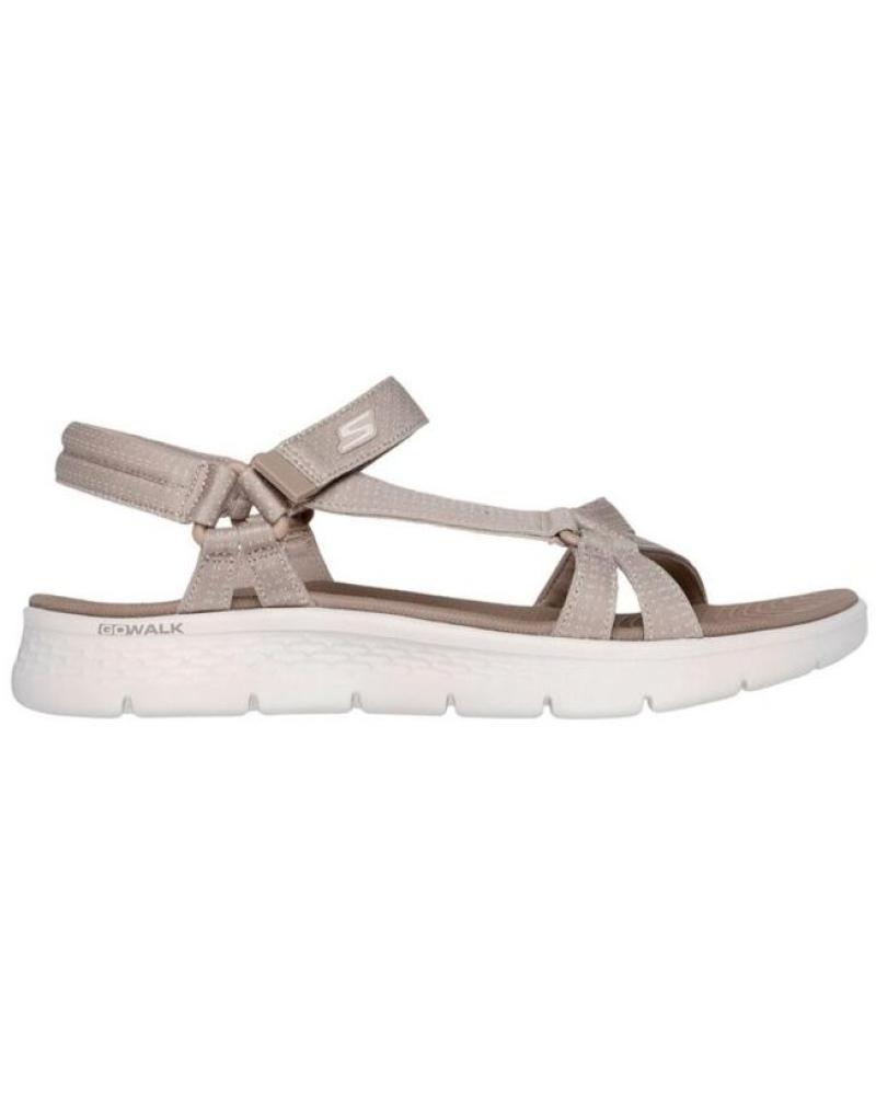 SANDALIAS SKECHERS PARA MUJER, COLOR TAUPE TAUPE