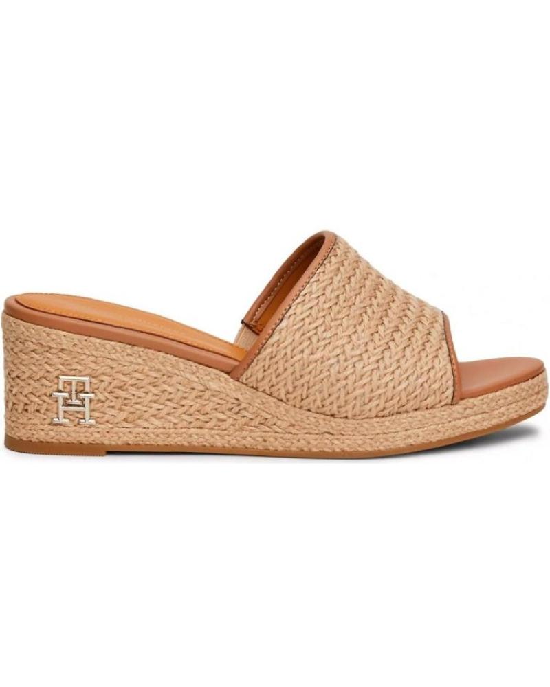 Sandalias de Mujer TOMMY HILFIGER SANDALIA TH ROPE WEDGE SANDAL BEIGE
