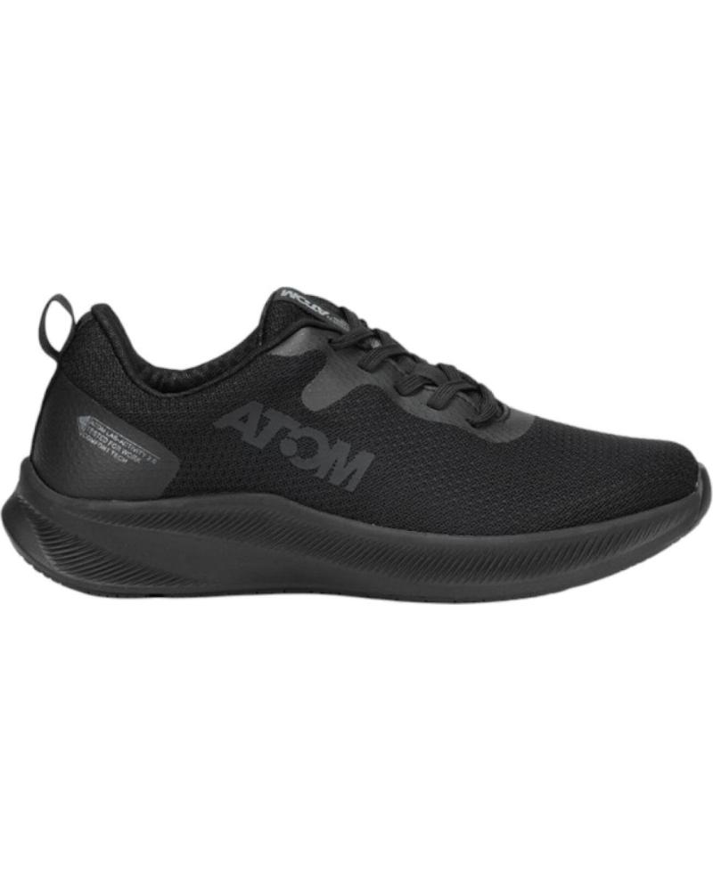 DEPORTIVAS MUJER FLUCHOS ATOM ACTIVITY 2.0 NEGRAS PIEL NEGRO