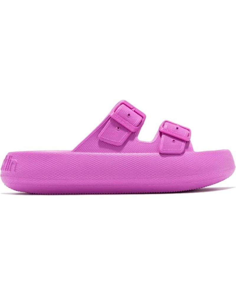 CHANCLAS D. FRANKLIN BLOOMER BIO ROSA CON DOBLE HEBILLA PARA MUJER ROSA