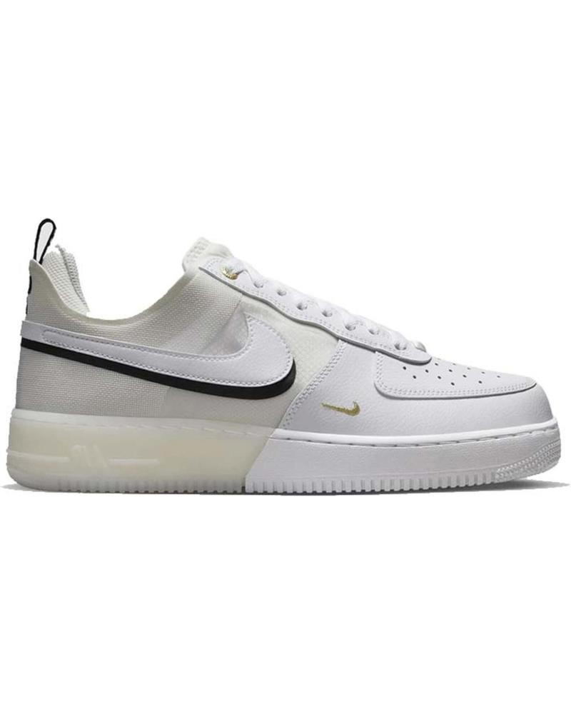 Deportivas de Hombre NIKE ZAPATILLAS SNEAKERS AIR FORCE 1 REACT PARA HOMBRE EN COLOR B BLANCO