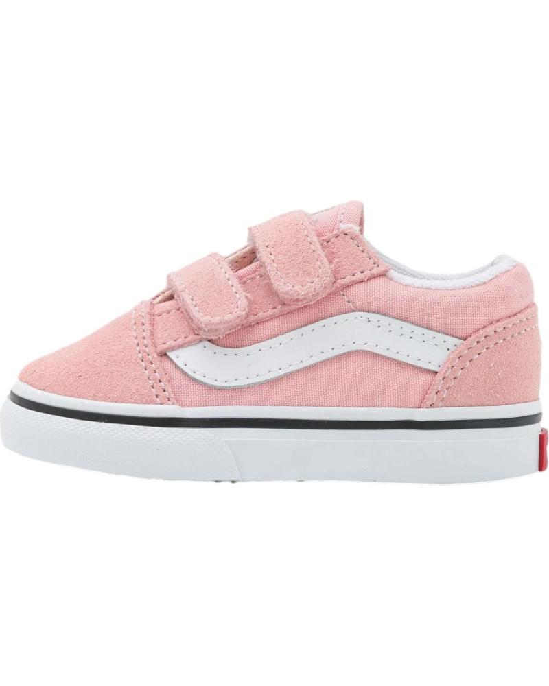 Deportivas de Niña VANS OFF THE WALL ZAPATILLAS SNEAKERS VANS OLD SKOOL V PARA NINOS EN COLOR ROS ROSA