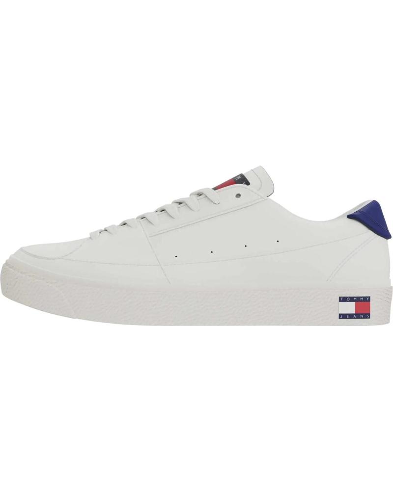 ZAPATILLAS TOMMY HILFIGER TJM VULCANIZED LEATHER BLANCO 01 YBL YBL