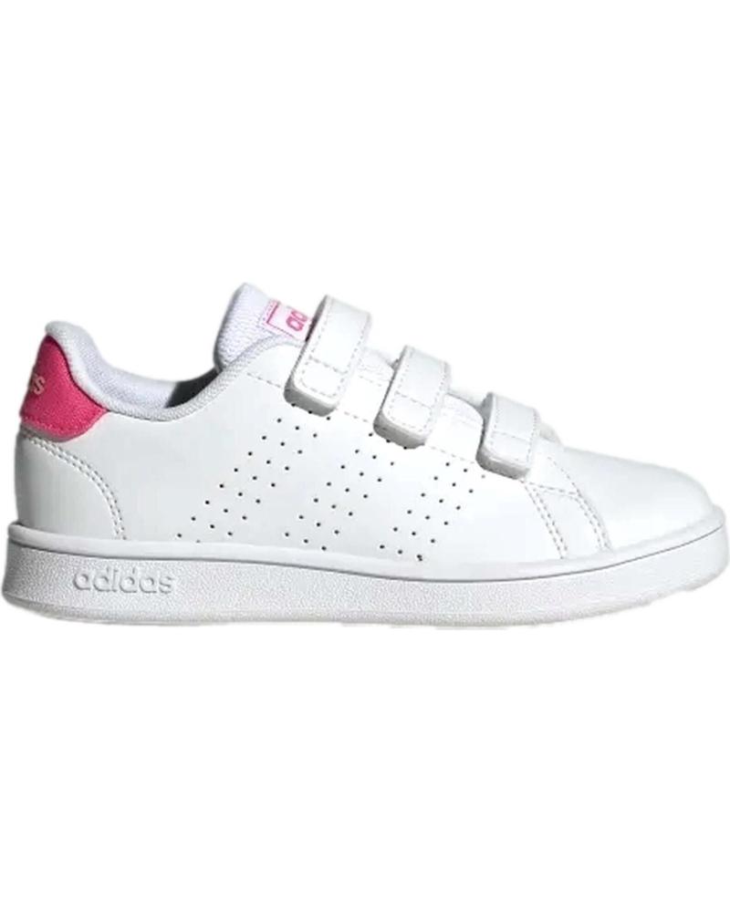 Deportivas de Niña ADIDAS IG2521 ADVANTAGE CF C FTWWHT-PULMAG-WONQUA
