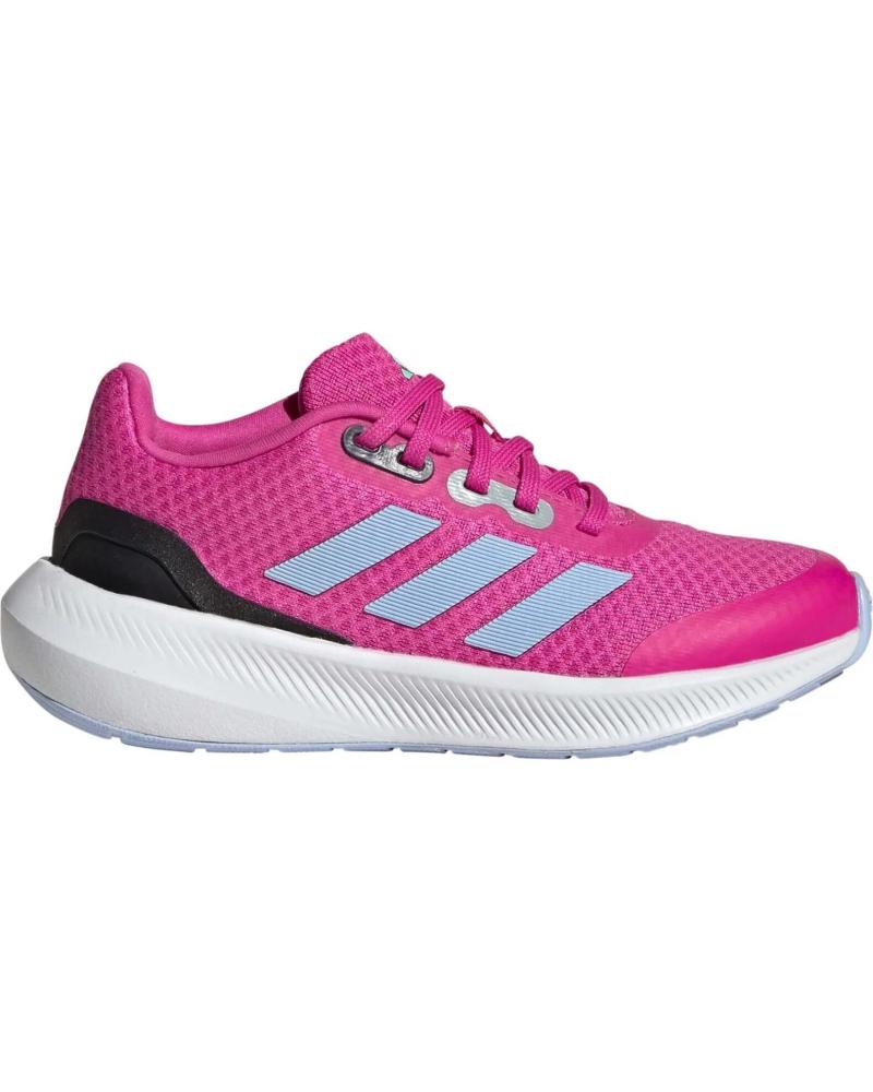 ADIDAS ZAPATILLAS RUNNING RUNFALCON 3.0 LACE INFANTIL ROSA / AZUL CLARO ROSA