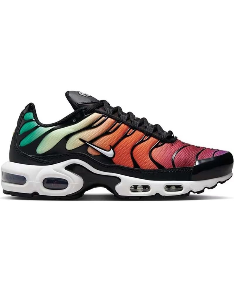 Deportivas de Mujer y Hombre y Niño Nike Zapatillas Sneakers Air Max Plus para Mujer en Color Multico Negro
