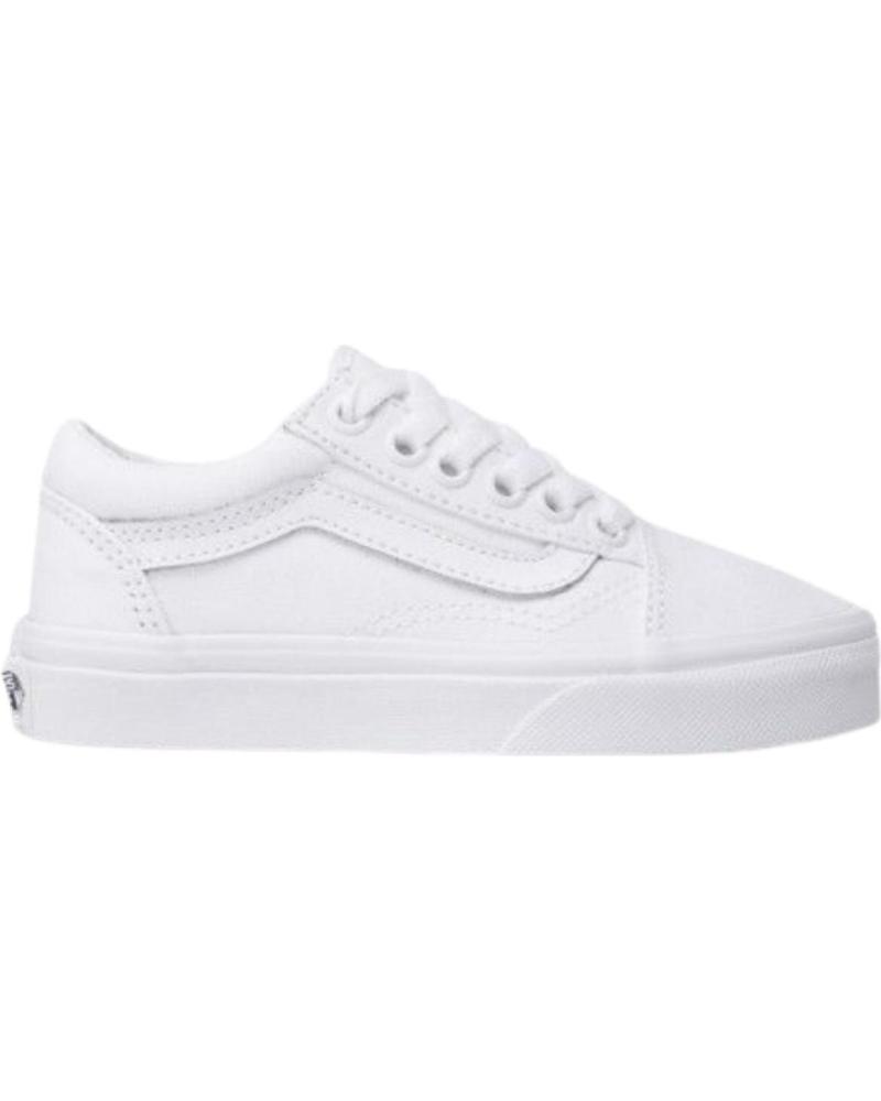 Deportivas de Niña VANS OFF THE WALL VANS UY OLD SKOOL BLANCO