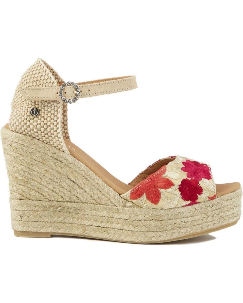 Sandálias de Mulher LA VALETA CAMELIA PEEP TOE BEIGE