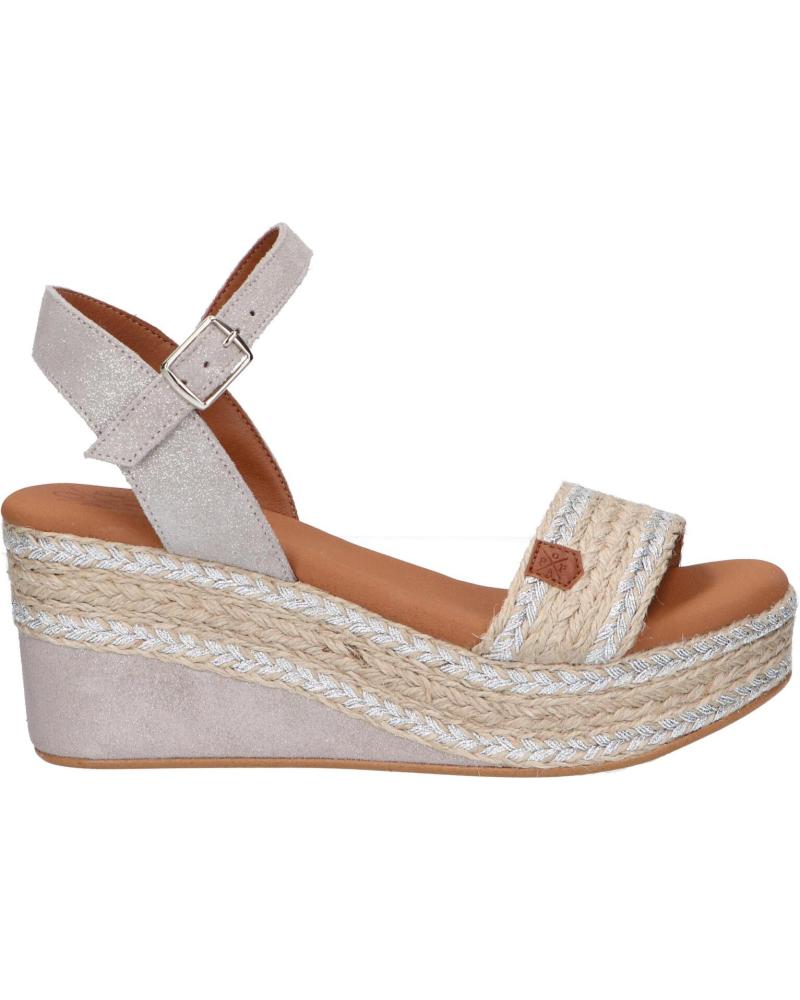 Sandalias de Mujer POPA 031 ARAMBOL SAREAL PLATA YUTE CB25502 006