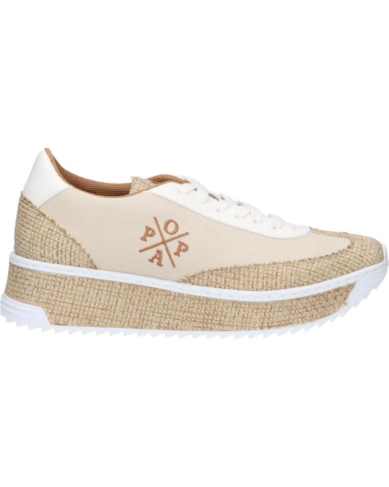Deportivas de Mujer POPA 041 MALADETA HABANA BEIG DS39701 010