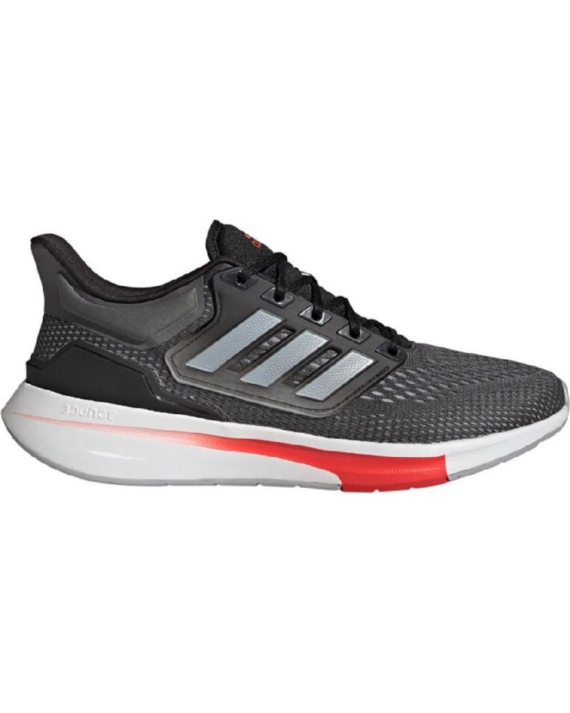 Deportivas de Hombre ADIDAS EQ21 RUN - 42 GRIS-NEGRO