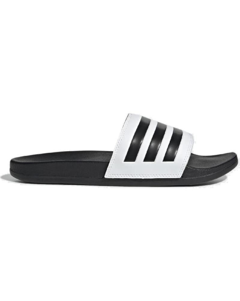 Chanclas de Hombre ADIDAS ADILETTE COMFORT CHANCLA PALA 3 R BL-NE - 40 2-3 BLANCO-NEGR