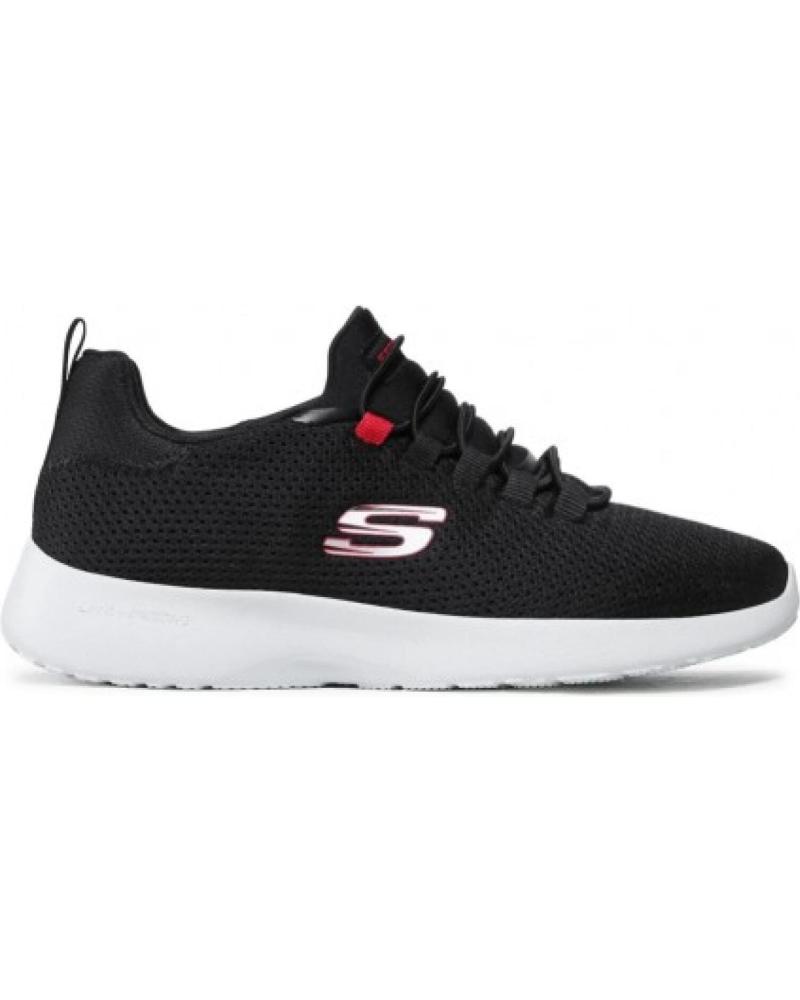 Deportivas de Hombre SKECHERS DYNAMIGHT NEGRO-ROJO - 40 BKRD NEG-ROJ