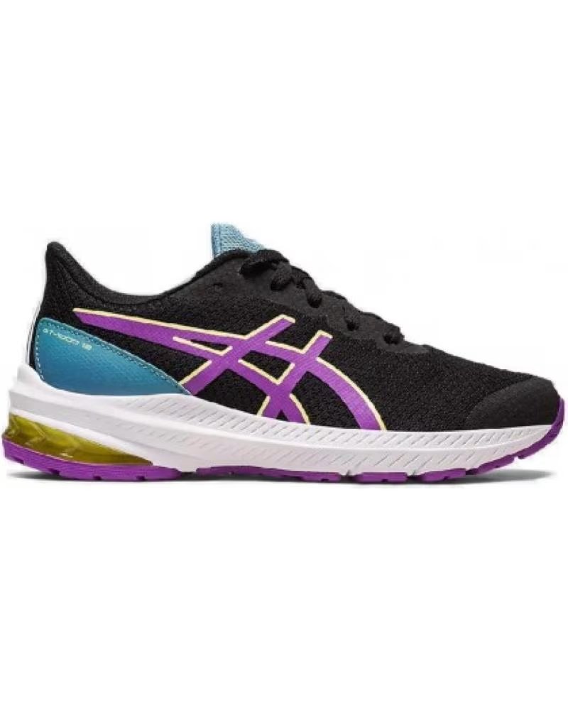 Asics Gt 1000 12 Gs Negro-morado 002 - 36 Varios Colores