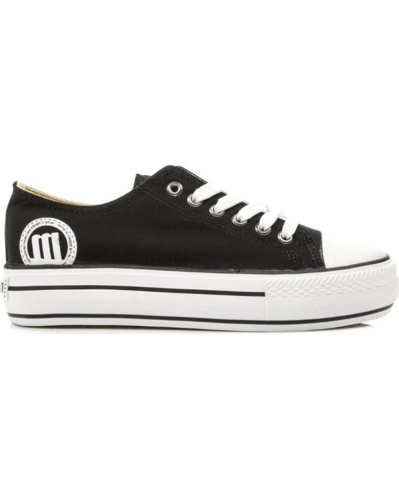 Deportivas de Mujer MTNG MUSTANG 69423 LONA BAJA PLATAFORM NEGRO 20462 - 38 C