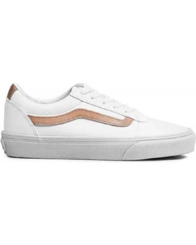 Deportivas de Mujer VANS OFF THE WALL VNS WRD TUMBLE W BLNCO-ORO ROS 3O1 - 36 A