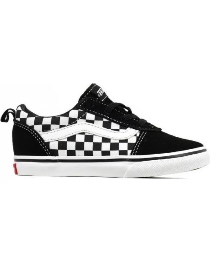 Vans Off The Wall Vans Ward Slip On Lona Bb Negro-blanco Cua - 21 Pvj