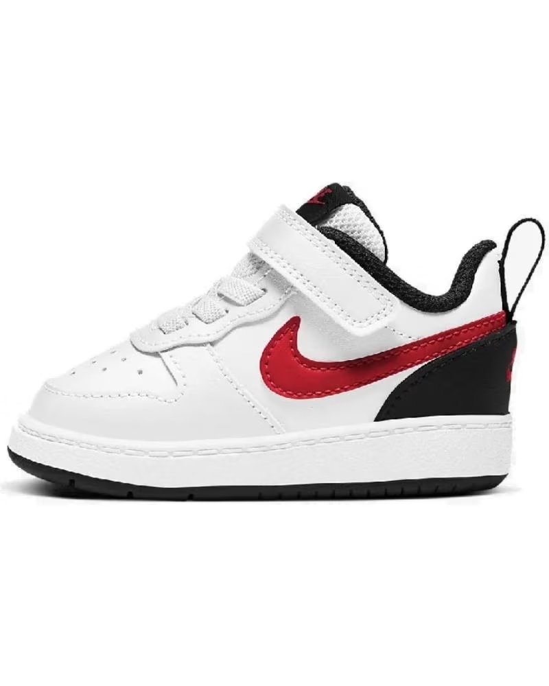 Zapatillas Nike Court Borough Low 2 Tdv BQ5453 Blanco-rojo Varios Colores