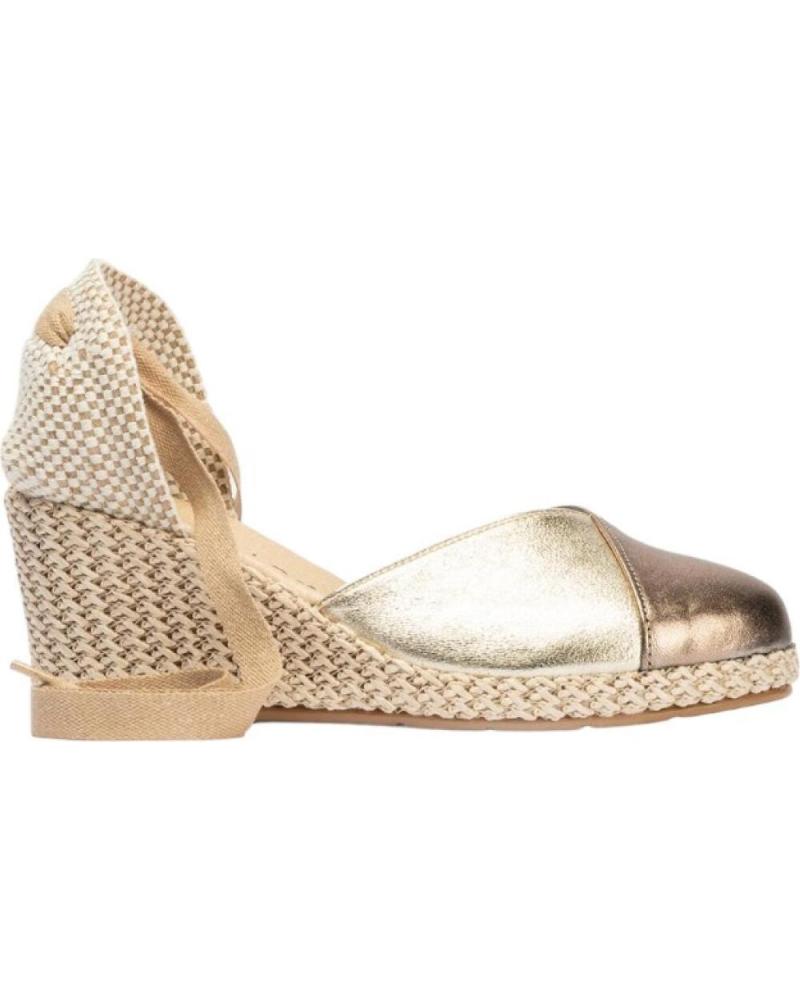 Sandalias de Mujer PITILLOS ALPARGATAS ORO PLATA VIEJA