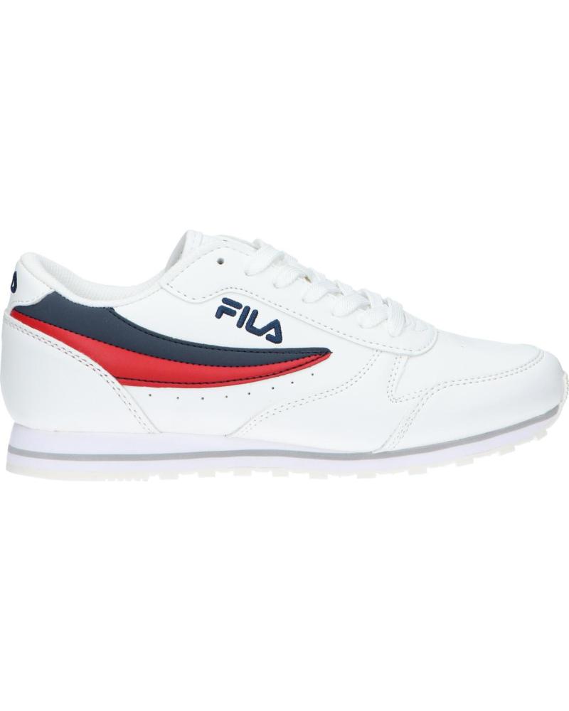 Zapatillas deporte de Mujer y Niña y Niño FILA FFT0014 ORBIT LOW 13032 WHITE-DRESS BLUES