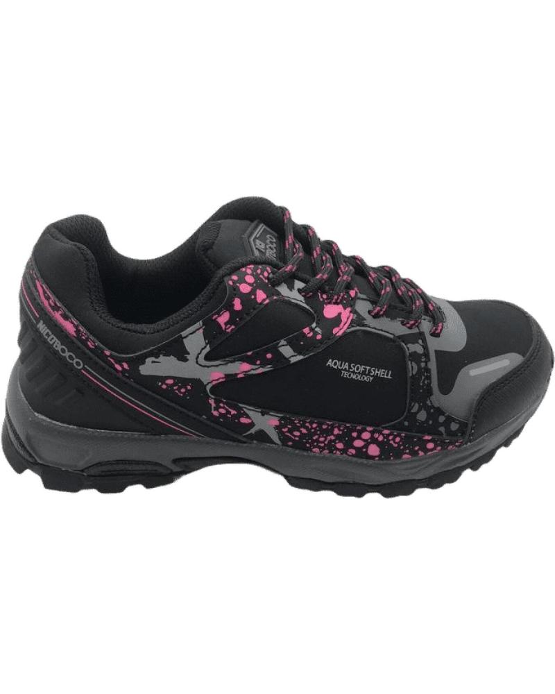 Deportivas de Mujer NICOBOCO ZAPATILLA TRAIL MUJER CIMA NEGRO