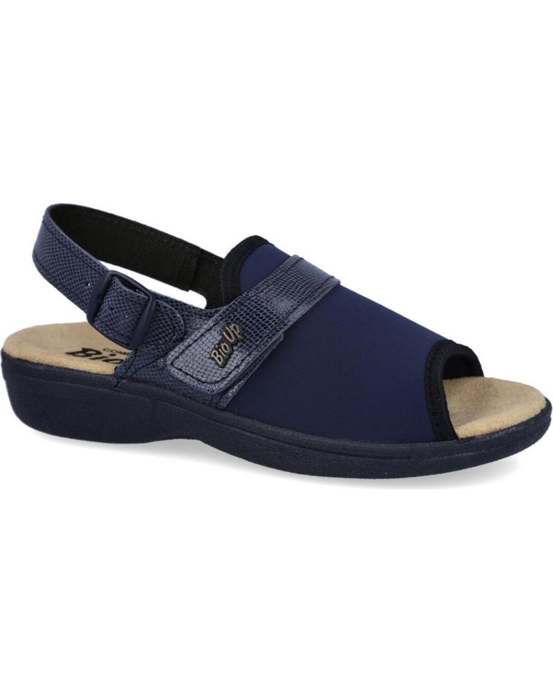 Calzado de casa de Mujer BUBBLE BOBBLE BIOUP 1416-S SANDALIAS DE LYCRA PARA MUJER AZUL