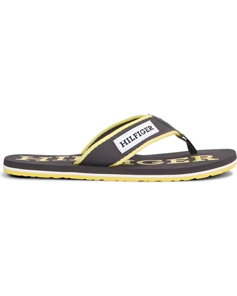 Chanclas de Hombre TOMMY HILFIGER CHANCLA PATCH GRIS
