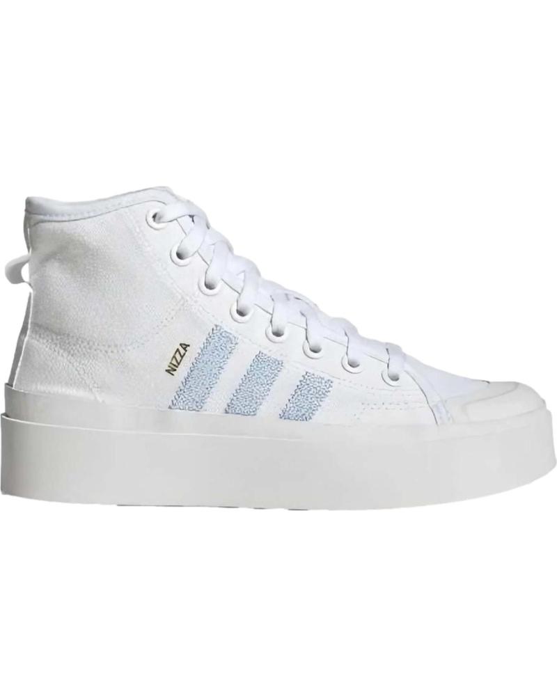Deportivas de Mujer ADIDAS ZAPATILLAS SNEAKERS NIZZA BONEGA MID PARA MUJER EN COLOR BL BLANCO