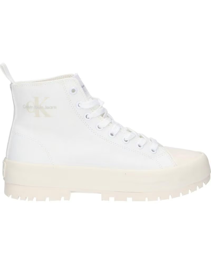 Calvin Klein YW0YW01519 Lugged Hybrid 0LC Bright White-creamy White