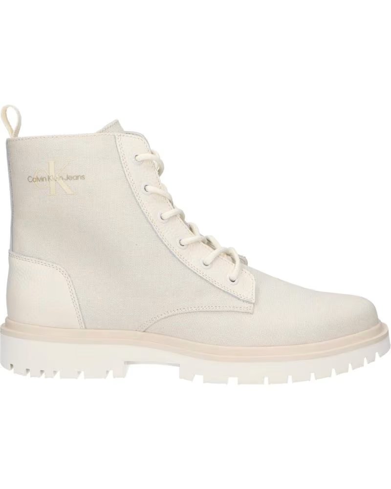 Calvin Klein YM0YM00982 Eva Boot Mid Ybi Triple Creamy White