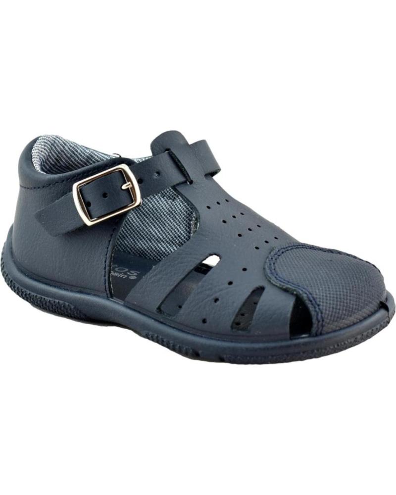 Sandalias de Niño TITANITOS SANDALIA DE PIEL LAVABLE CON PUNTERA REFORZADA NAVY