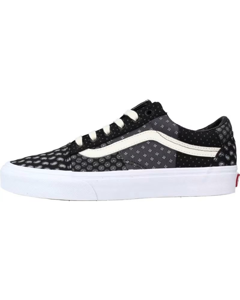 Vans Off The Wall Zapatillas Mujer Vans Modelo Ua Old Skool Color Negro Blktrw Blktrwht