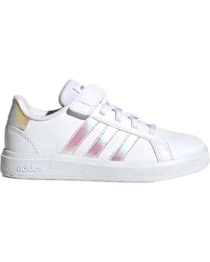 Deportivas de Niña y Niño Adidas GY2327 Grand Court 2 0 Ftwwht-irides-ftwwht