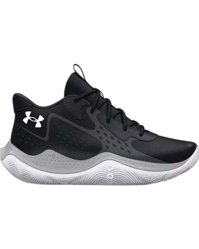 Deportivas de Mujer y Niño UNDER ARMOUR ZAPATILLAS SNEAKERS GS JET PARA NINOS EN COLOR NEGRO