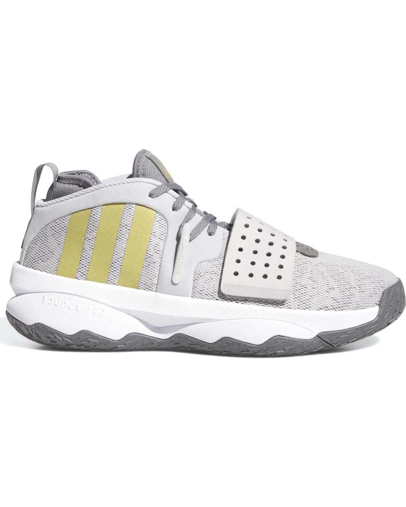 ADIDAS IG8086 ZAPATILLAS DEPORTIVAS GRISES CON DETALLES AMARILLOS NEW