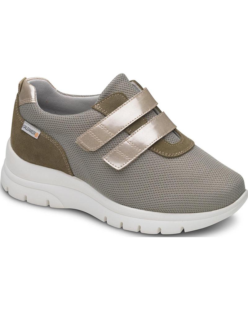 Deportivas de Mujer CALZAMEDI DEPORTIVAS ORTOPEDICAS 0764 PIE DIABETICO KAKI