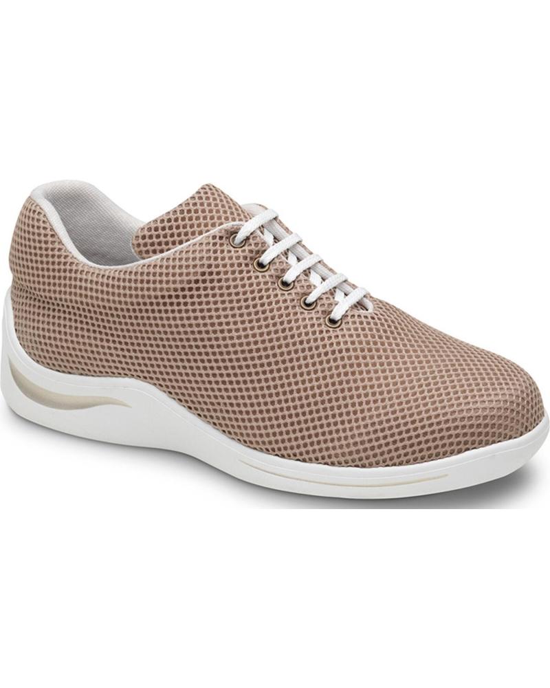 Deportivas de Mujer CALZAMEDI DEPORTIVAS ORTOPEDICAS 0798 ESPECIAL DIABETICO BEIGE