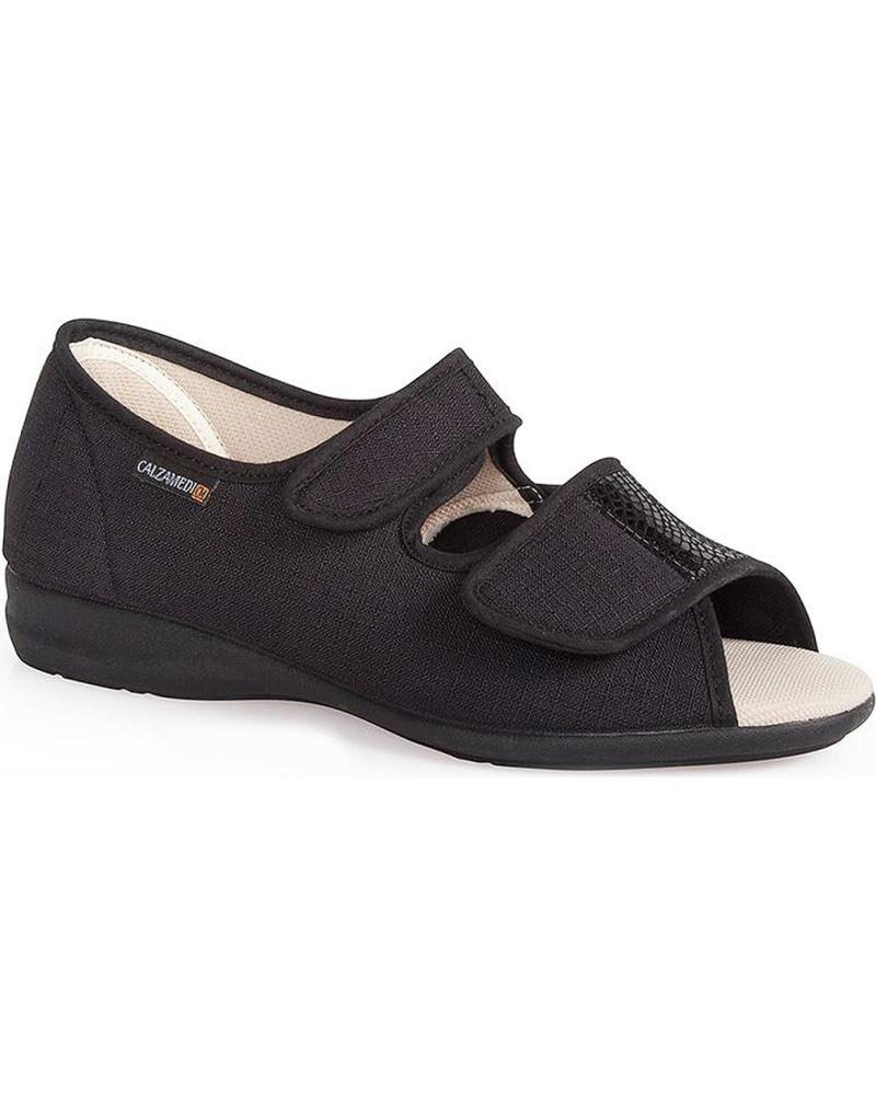 Sandalias de Mujer CALZAMEDI SANDALIA 3084 ANCHO ESPECIAL NEGRO