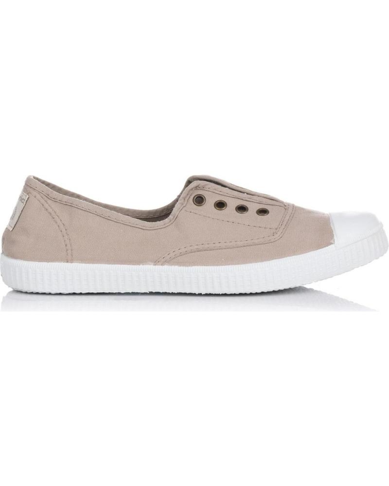 ZAPATILLAS VICTORIA 1915 INGLESA ELÁSTICO SLIP-ON LONA DREC BEIGE (MODELO 106623) BEIGE