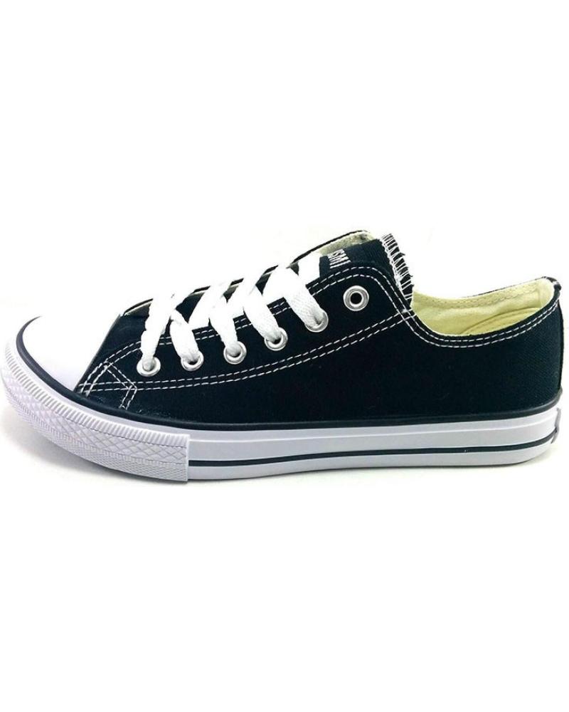 ZAPATILLAS LONA JOHN SMITH SUMMER 24V NEGRO BLANCO
