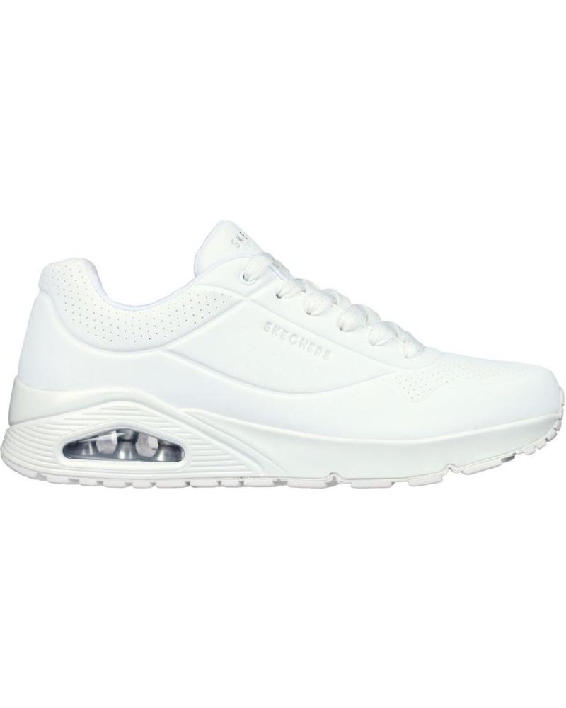 Deportivas de Hombre SKECHERS ZAPATILLA UNO-STAND ON AIR 52458-W BLANCO